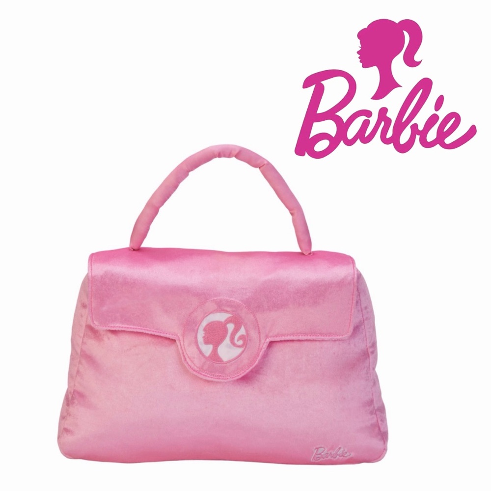 Barbie Pink Plush Handbag Pillow To Go for Kids